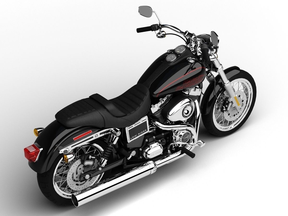 Harley-Davidson FXDL Dyna Low Rider 2015 3D model_7