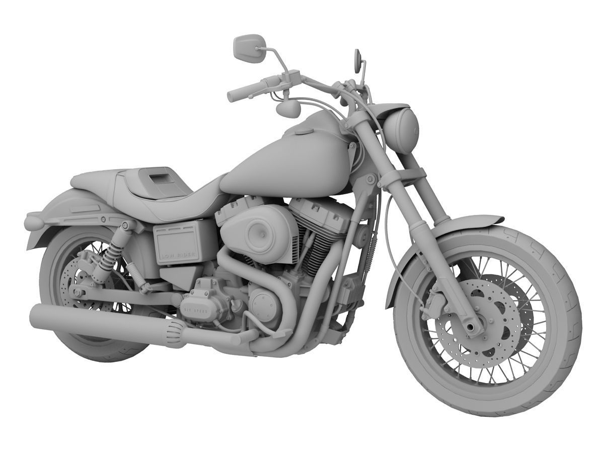 Harley-Davidson FXDL Dyna Low Rider 2015 3D model_20