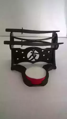 Photophore samourai amitie  3D print model