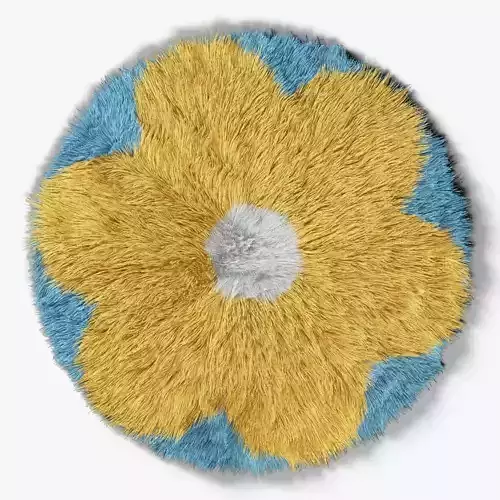 Carpet Childrens Flower 3D model