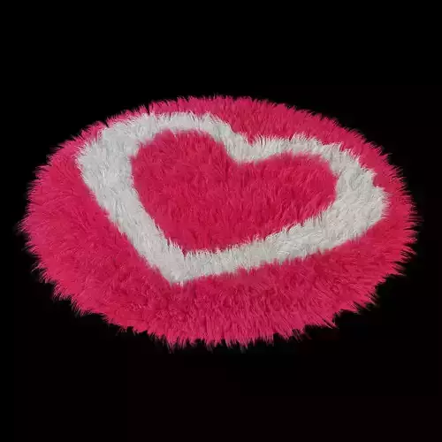 Carpet  Heart 3D model