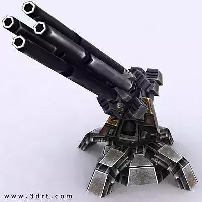 3DRT - Sci-Fi Forces - Artillery Gun 2 
