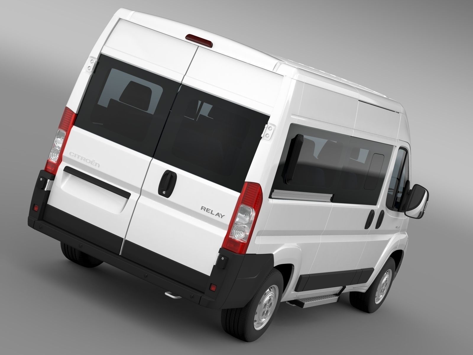 Citroen Relay Window Van L2H2 2006-2014 3D model_1