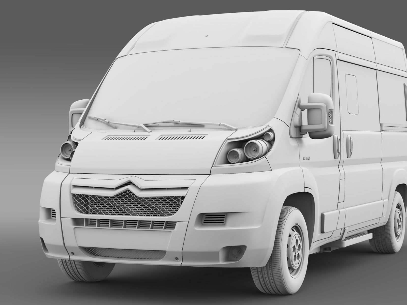 Citroen Relay Window Van L2H2 2006-2014 3D model_12