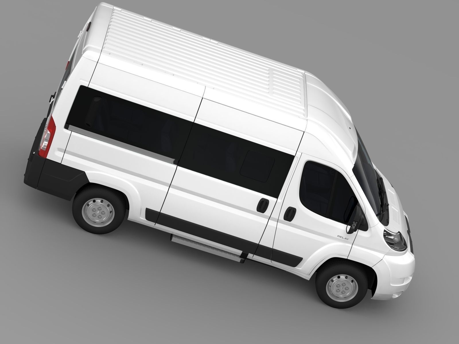Citroen Relay Window Van L2H2 2006-2014 3D model_10