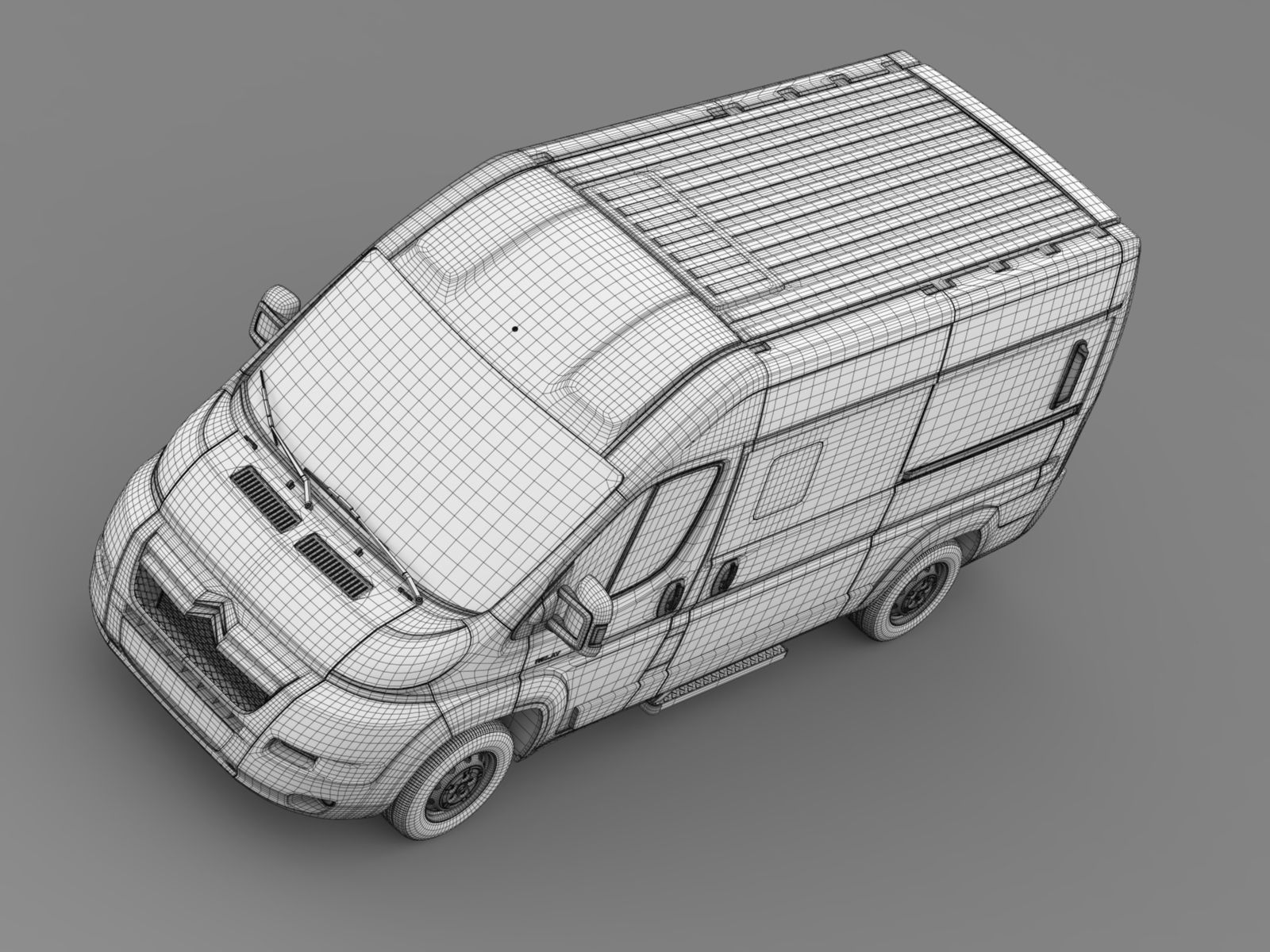 Citroen Relay Window Van L2H2 2006-2014 3D model_16