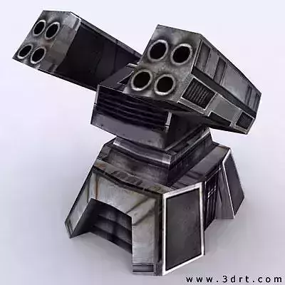 3DRT - Sci-Fi Forces - AA Gun 3 