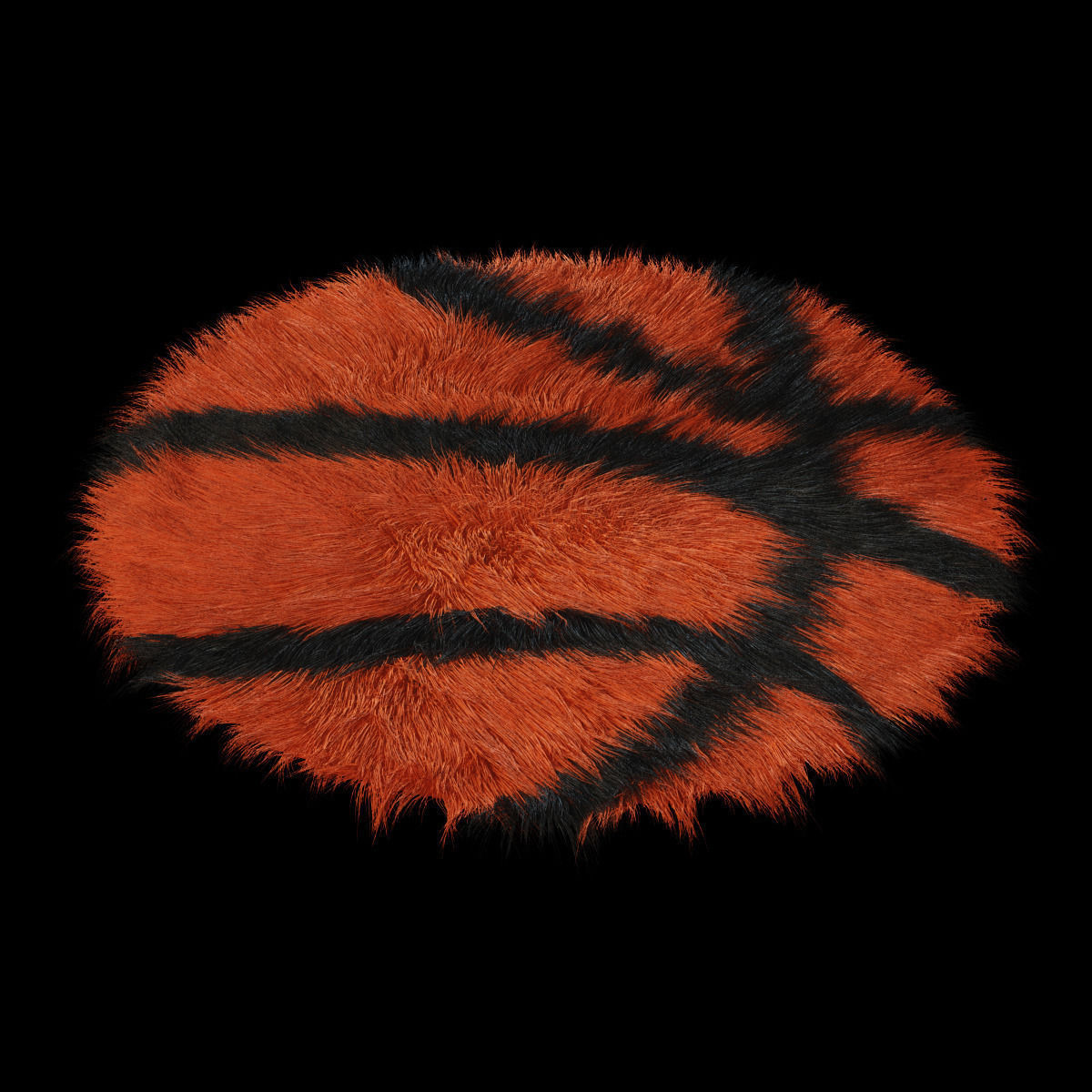 Carpet round Basketball 3D model_3