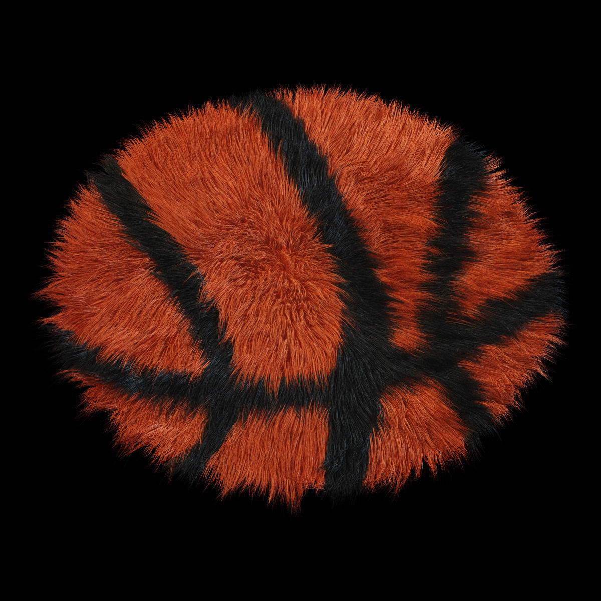 Carpet round Basketball 3D model_2