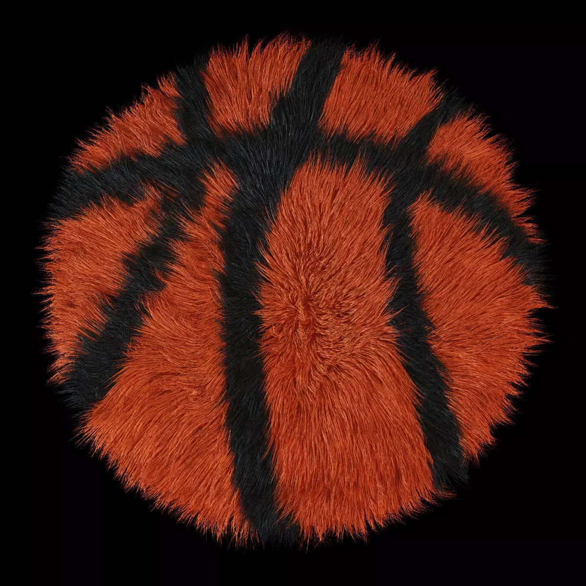 Carpet round Basketball 3D model_0