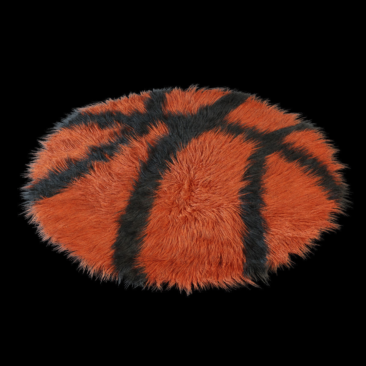 Carpet round Basketball 3D model_4