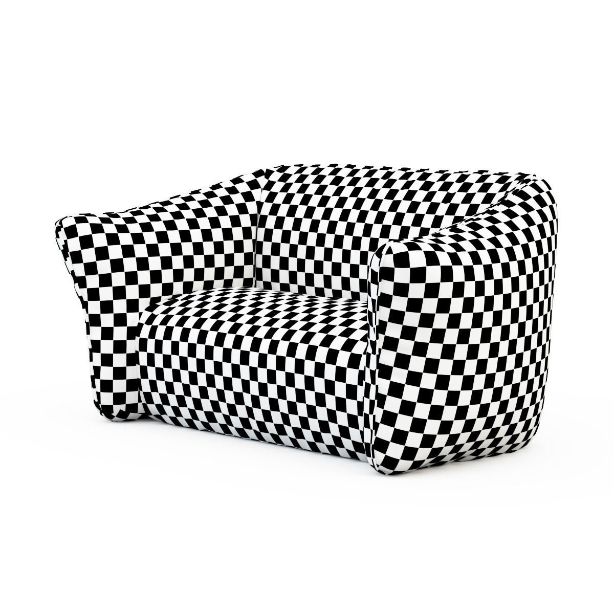 Garden sofa 3D model_3