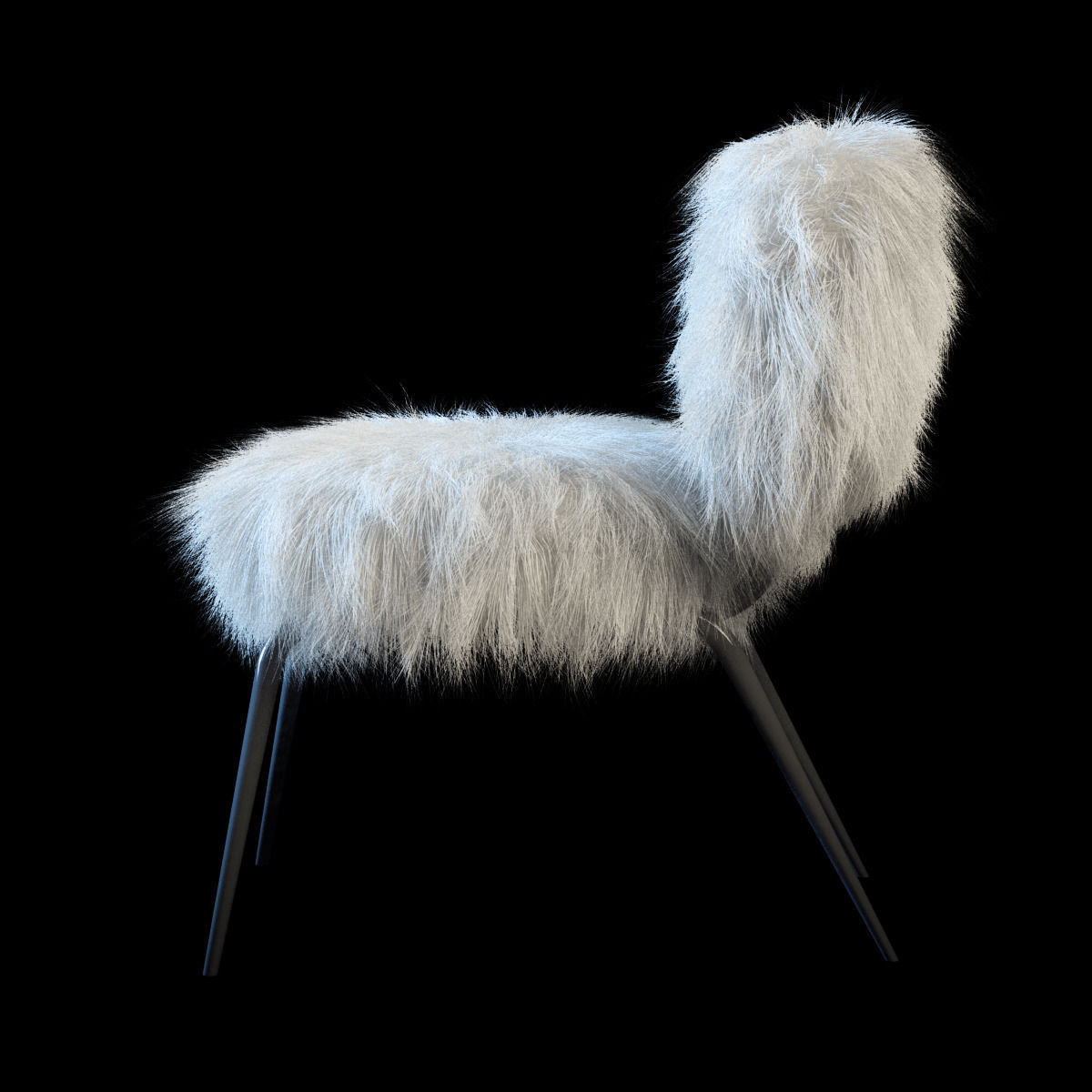 Chair Baxter Nepal 3D model_4