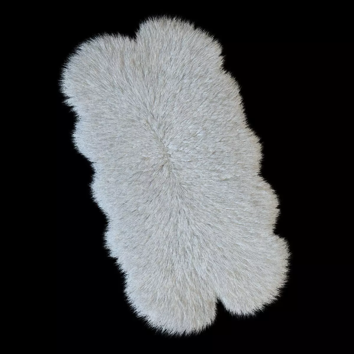 Skin sheepskin Bianco  3D model_0