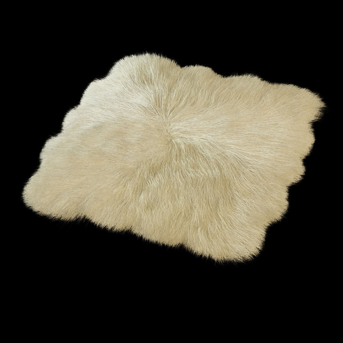 Skin sheepskin 01 3D model_3