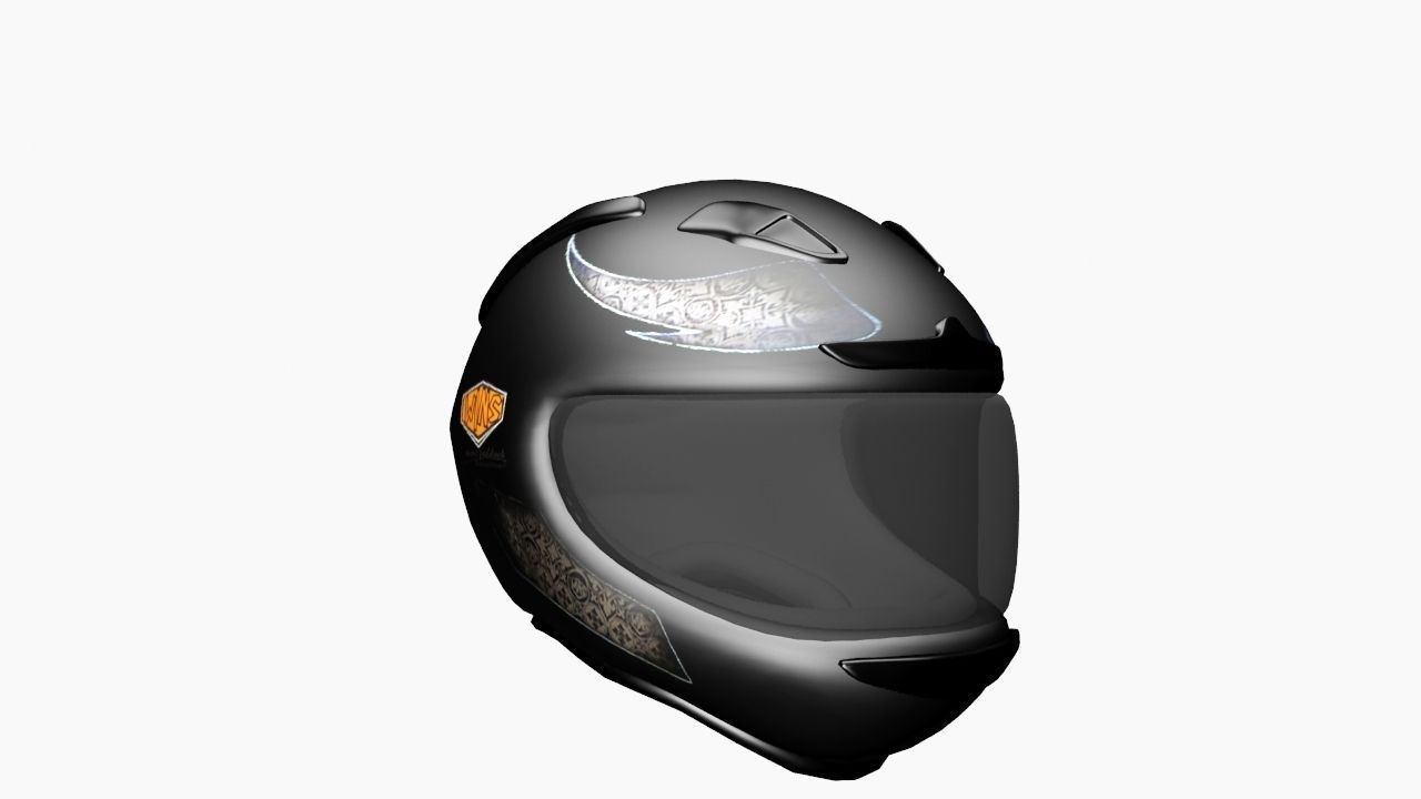 Motorcycle modified  sport 3D model_4