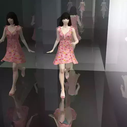 Maze of mirror  Free 3D model