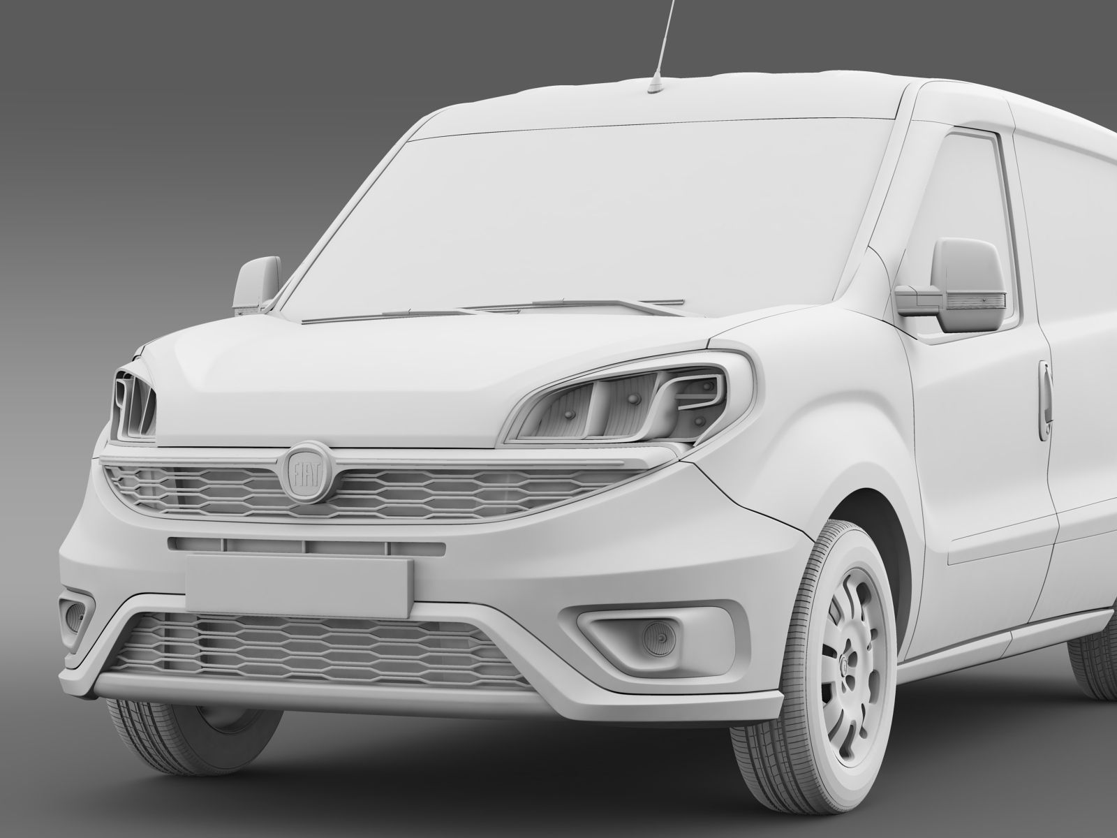 Fiat Doblo Cargo 263 2017 3D model_14