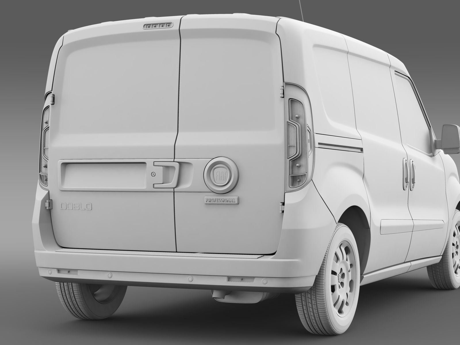 Fiat Doblo Cargo 263 2017 3D model_15