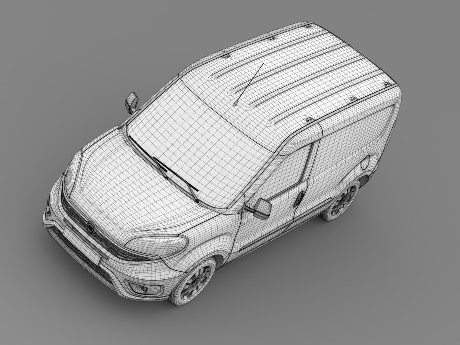 Fiat Doblo Cargo 263 2017 3D model_17