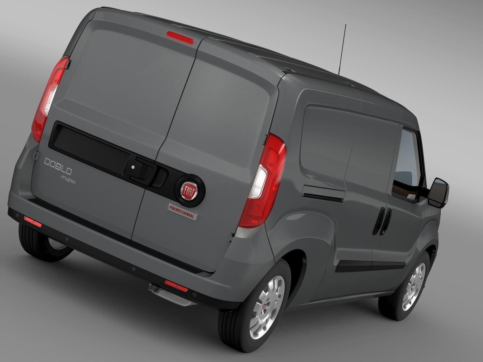 Fiat Doblo Cargo Maxi 263 2017 3D model_1