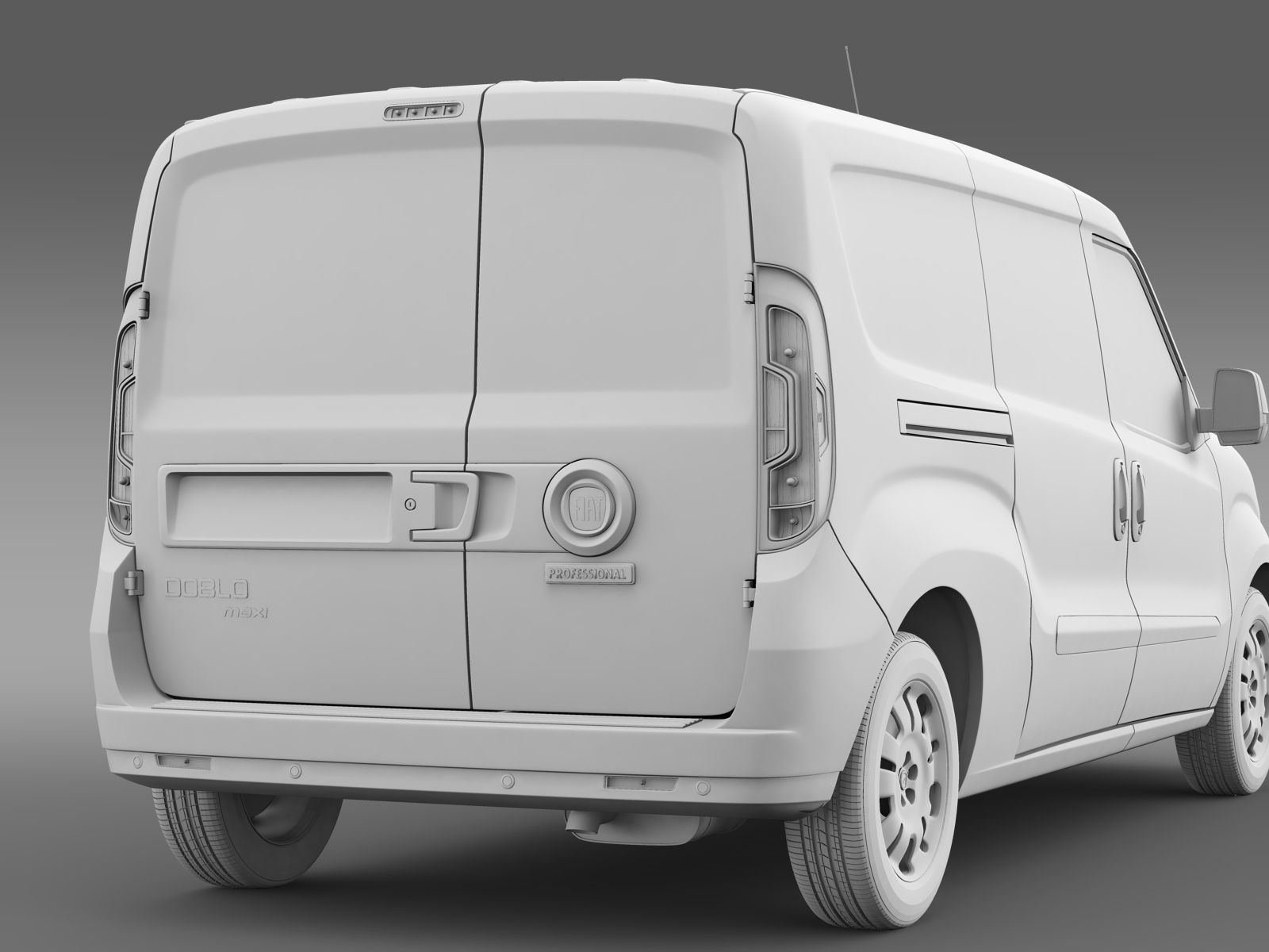 Fiat Doblo Cargo Maxi 263 2017 3D model_13