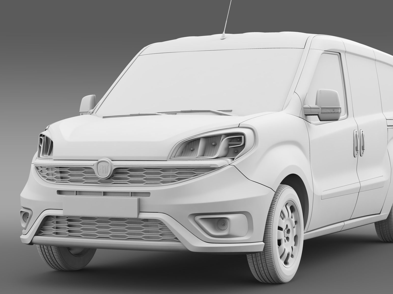 Fiat Doblo Cargo Maxi 263 2017 3D model_14