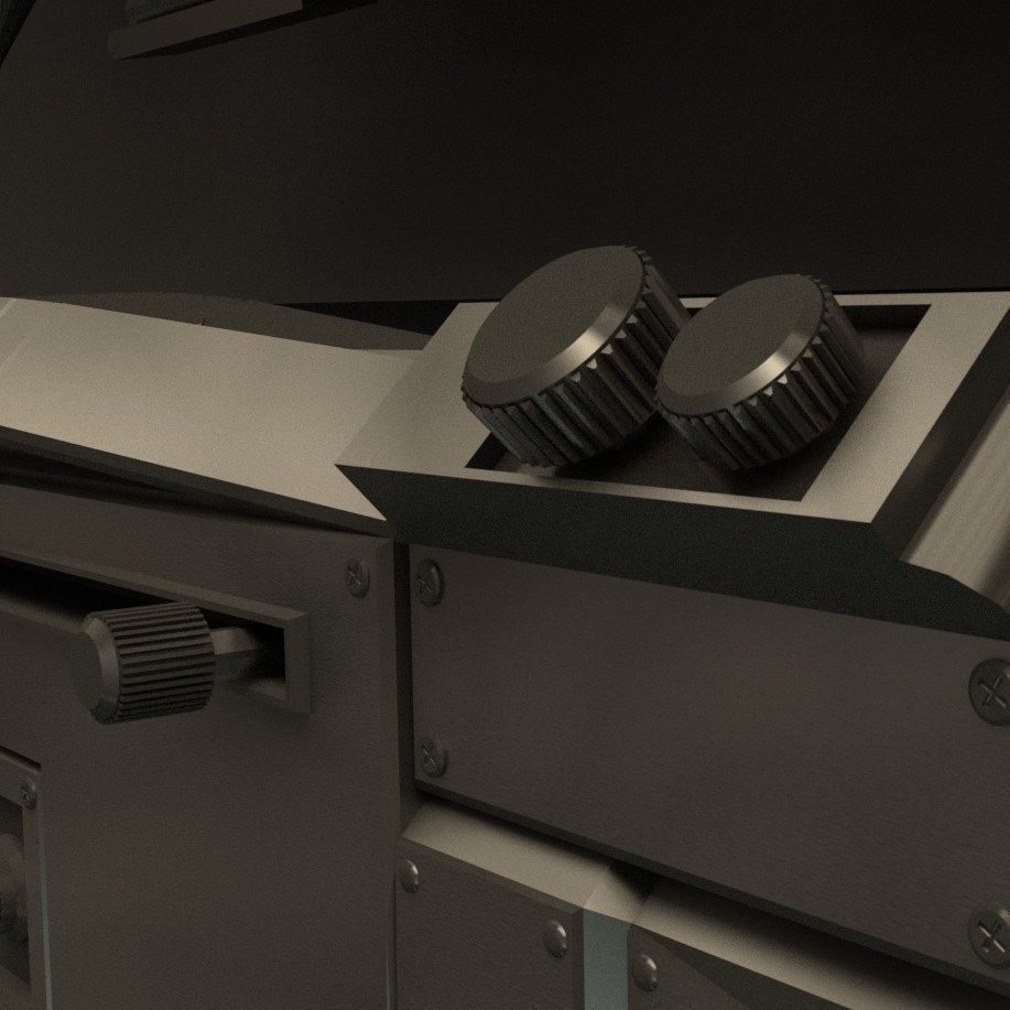 Futuristic Weapon Concept High-Poly-Version Free 3D model_12