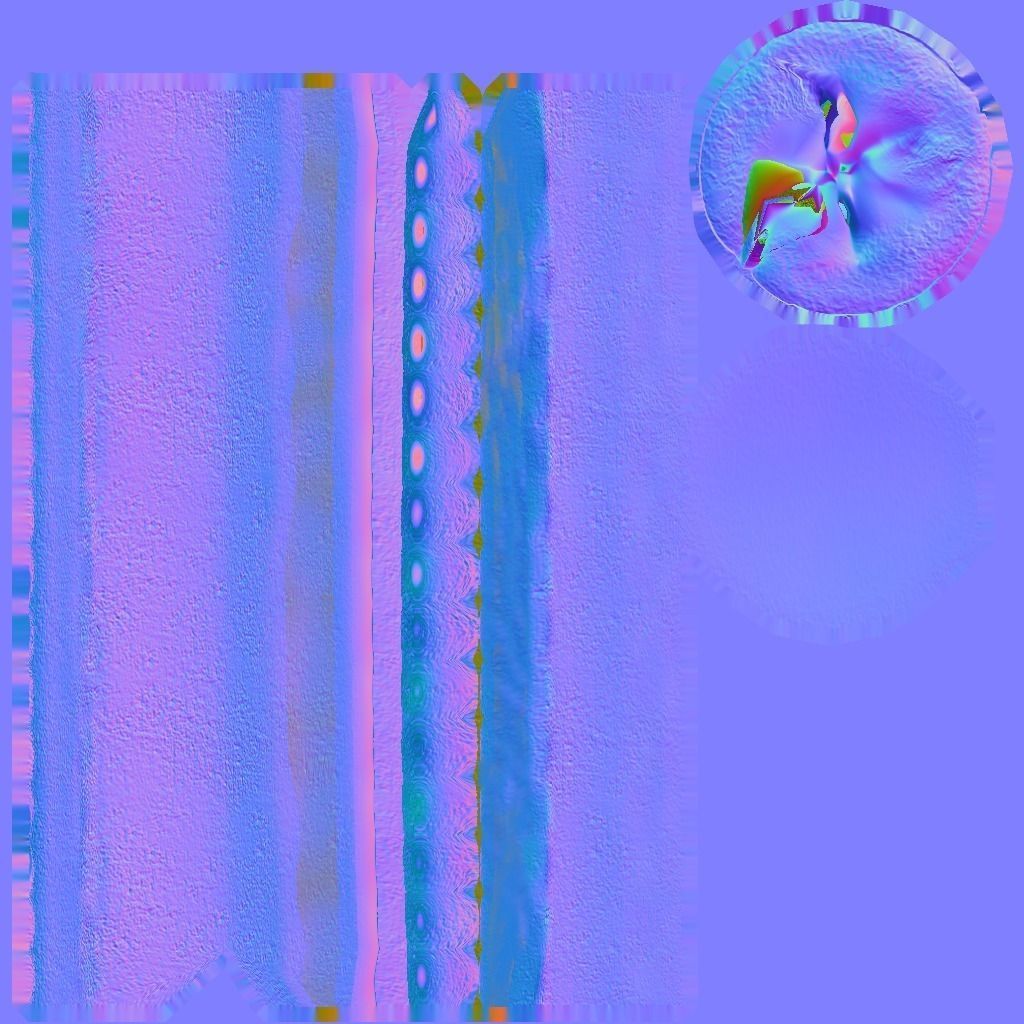 Flower Pot full with soil Free low-poly 3D model_10