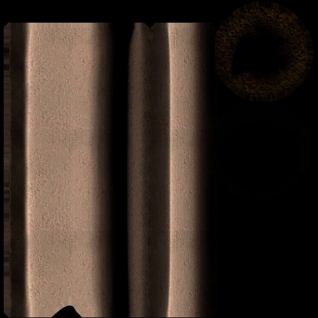 Flower Pot full with soil Free low-poly 3D model_9