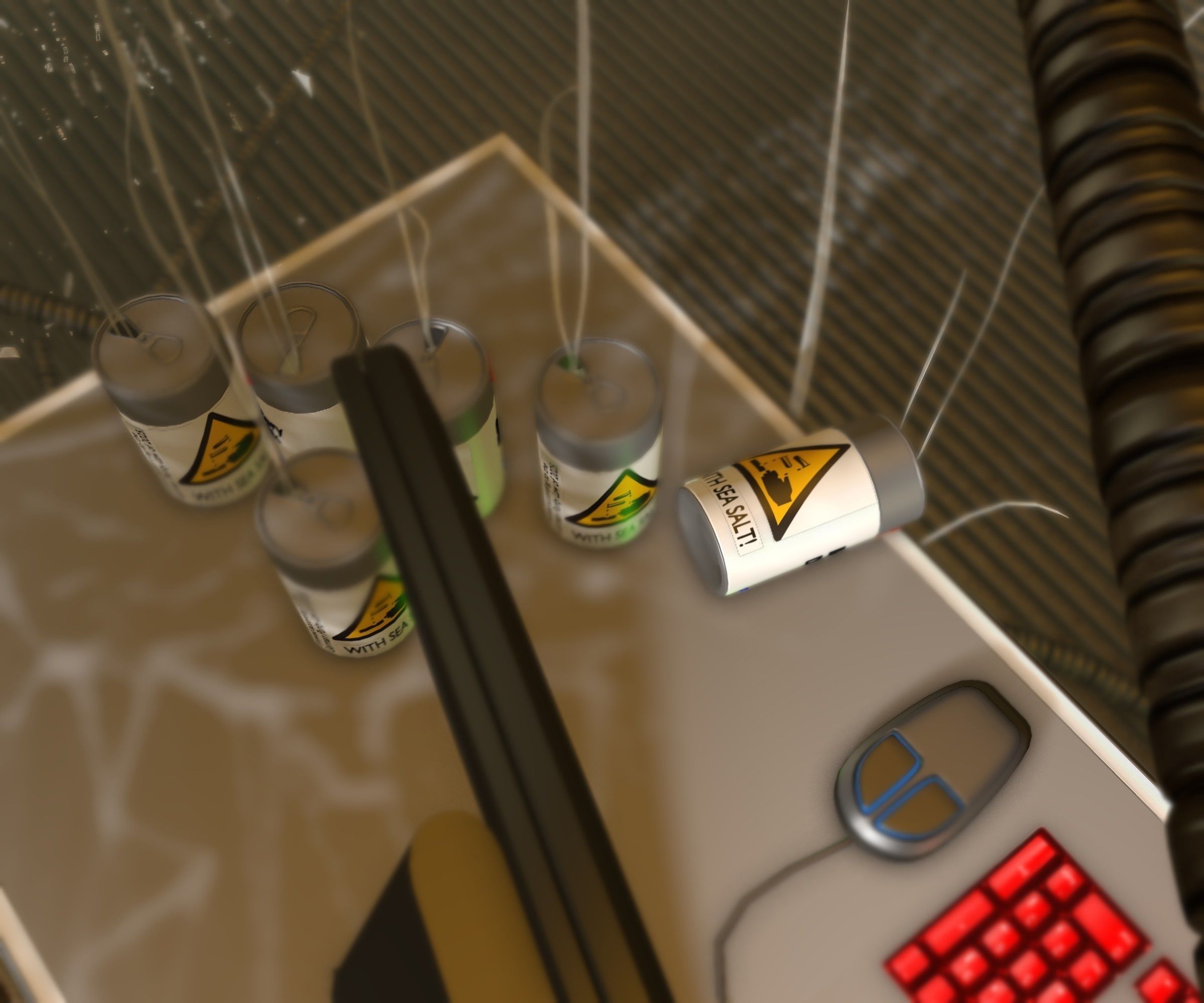 24h-burnoutbot man at desk in futuristic office Free 3D model_88