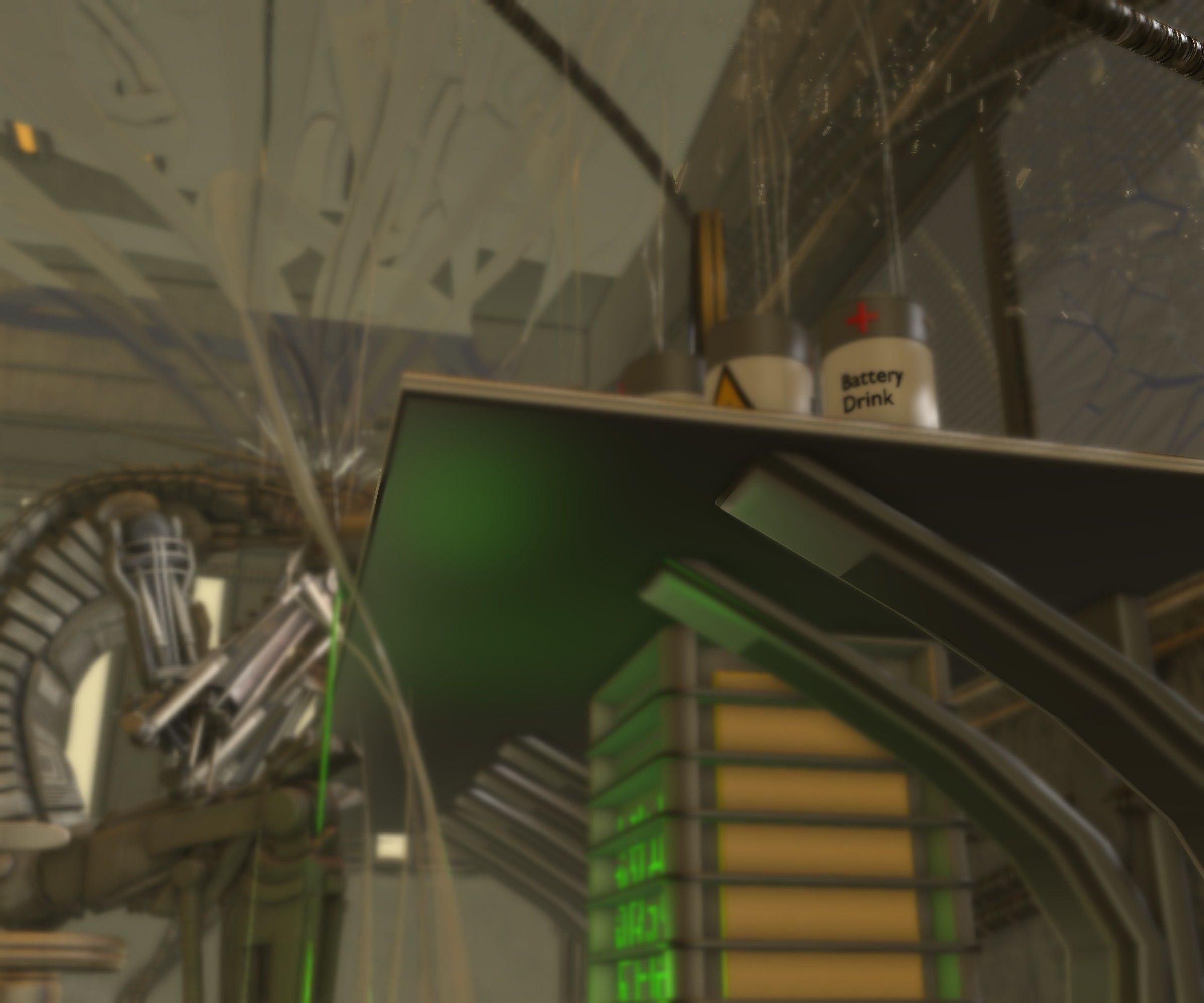 24h-burnoutbot man at desk in futuristic office Free 3D model_58