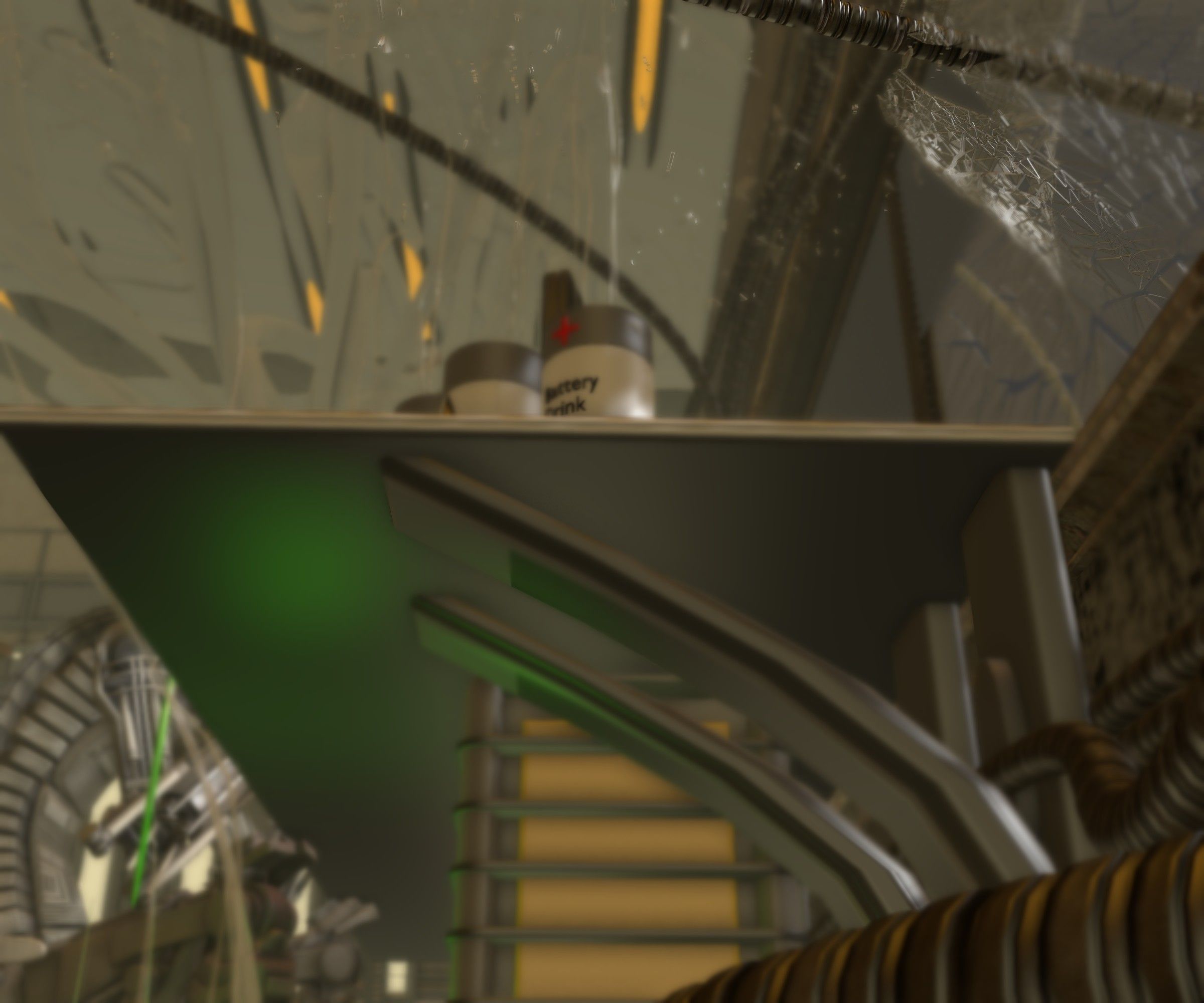 24h-burnoutbot man at desk in futuristic office Free 3D model_97