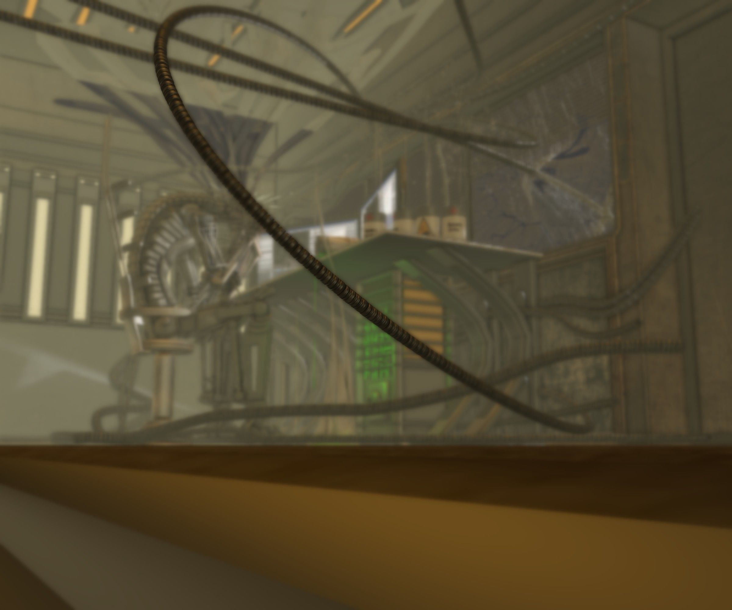 24h-burnoutbot man at desk in futuristic office Free 3D model_79