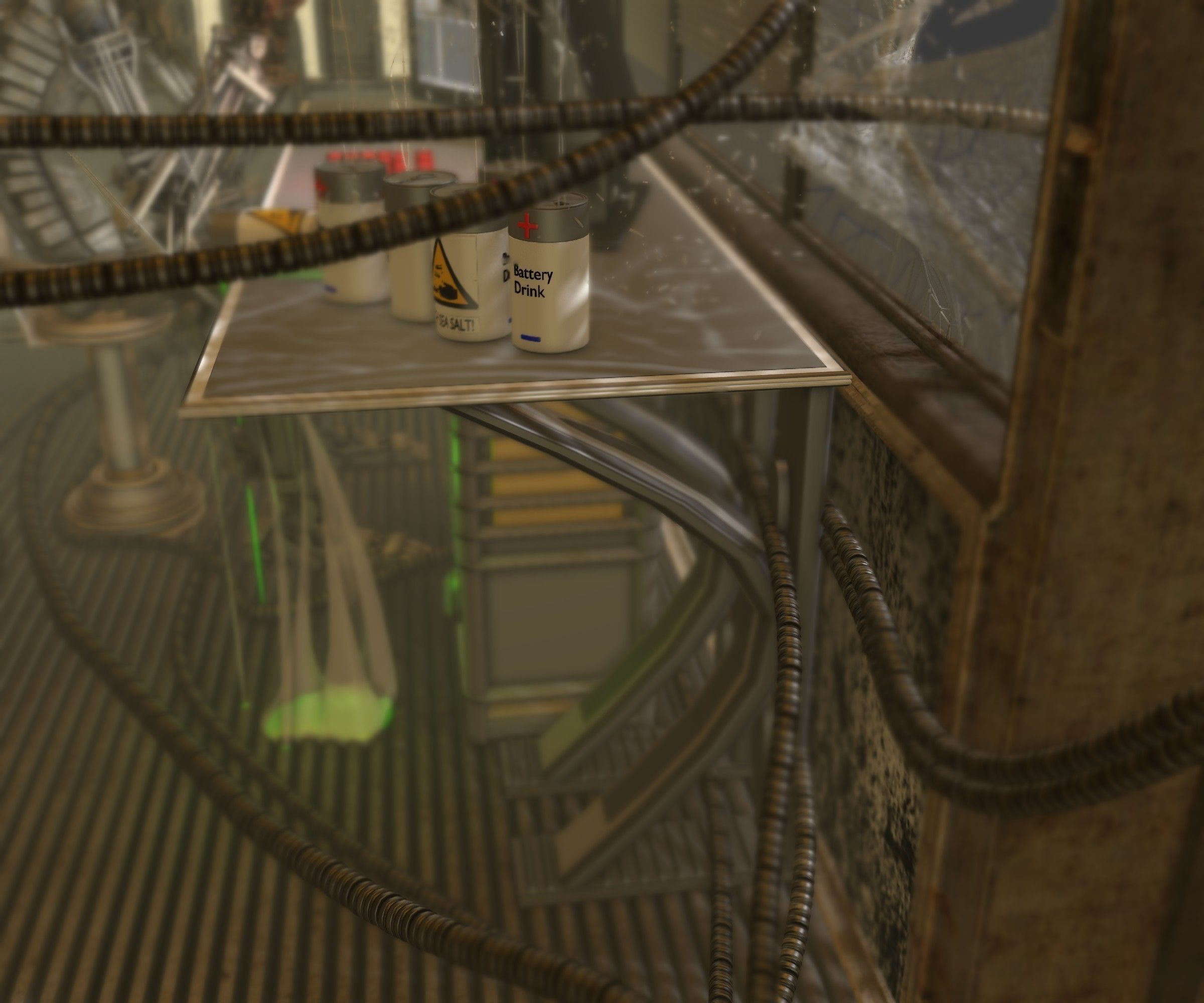 24h-burnoutbot man at desk in futuristic office Free 3D model_68