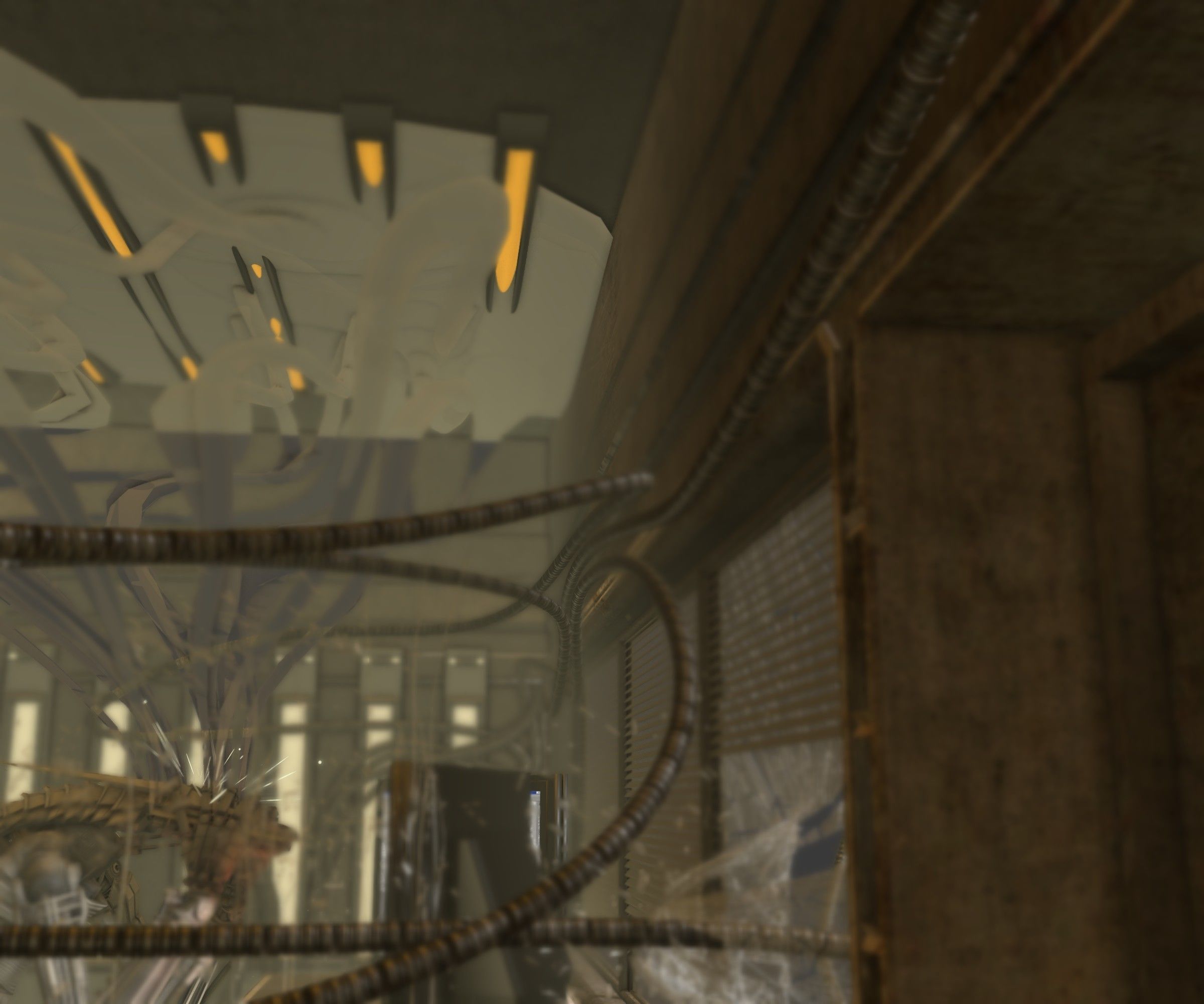 24h-burnoutbot man at desk in futuristic office Free 3D model_70