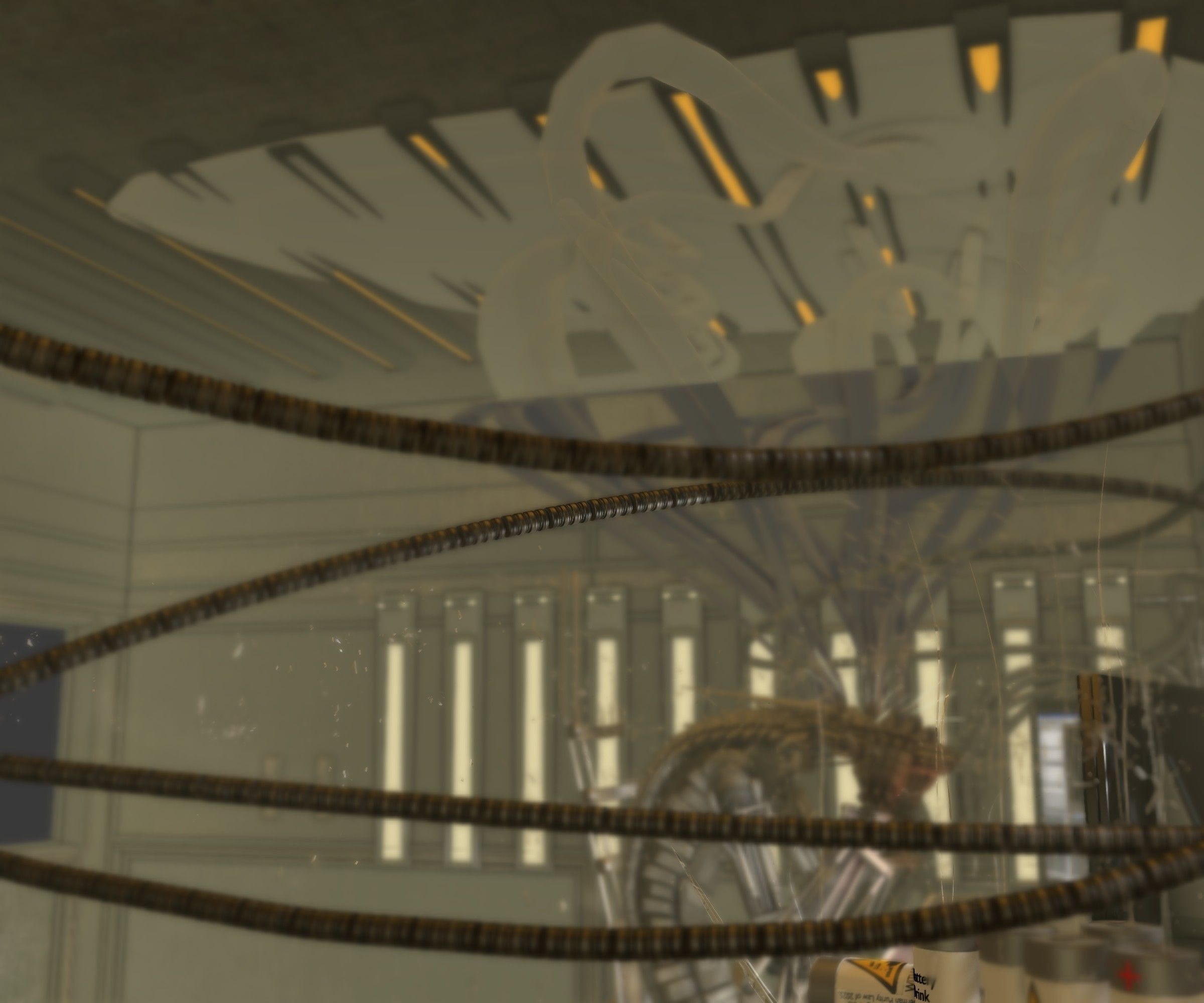 24h-burnoutbot man at desk in futuristic office Free 3D model_71