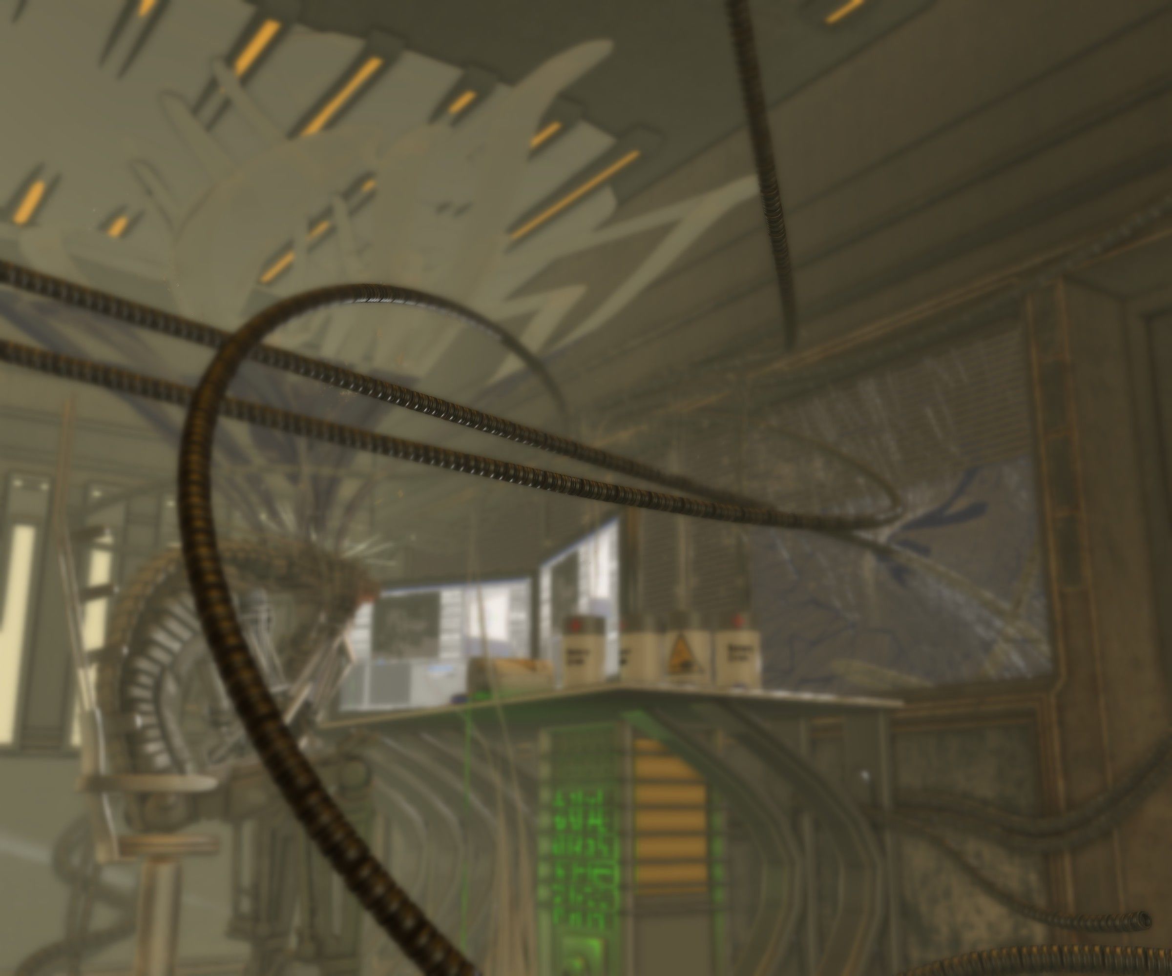 24h-burnoutbot man at desk in futuristic office Free 3D model_77