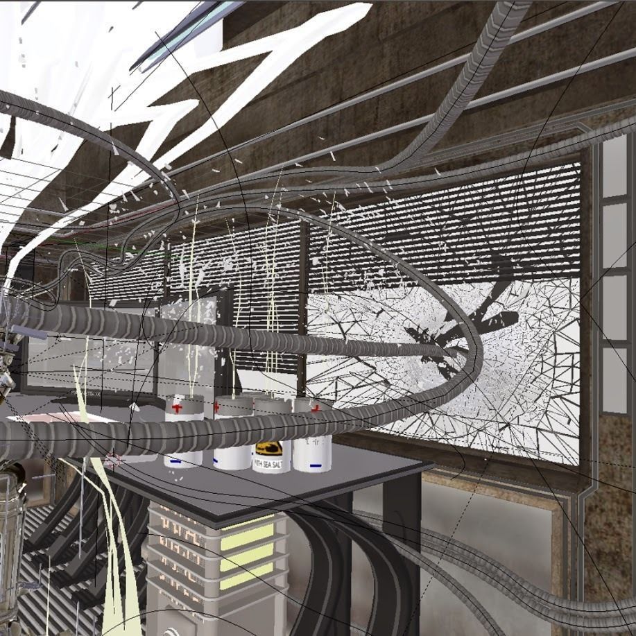 24h-burnoutbot man at desk in futuristic office Free 3D model_12