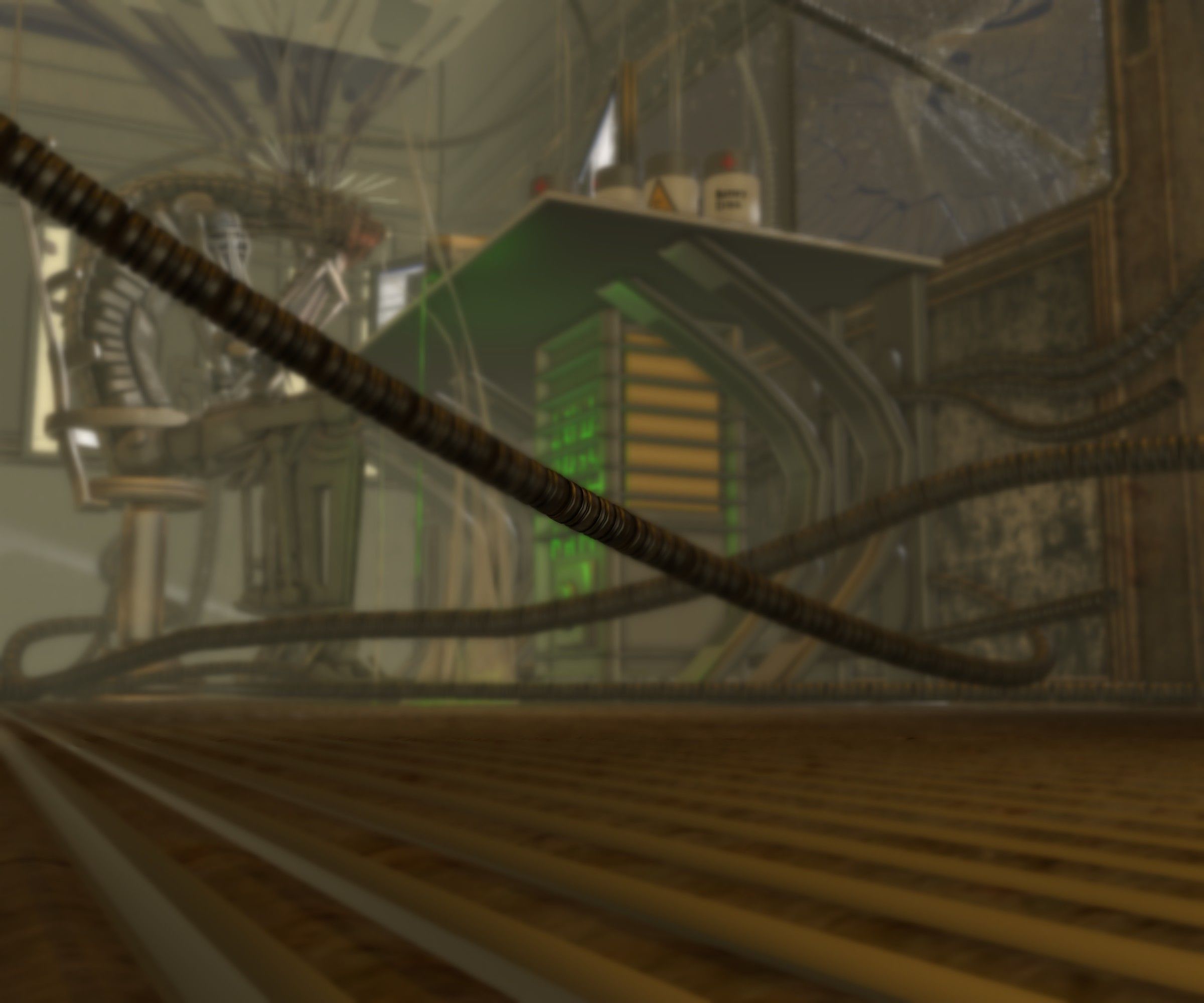 24h-burnoutbot man at desk in futuristic office Free 3D model_90