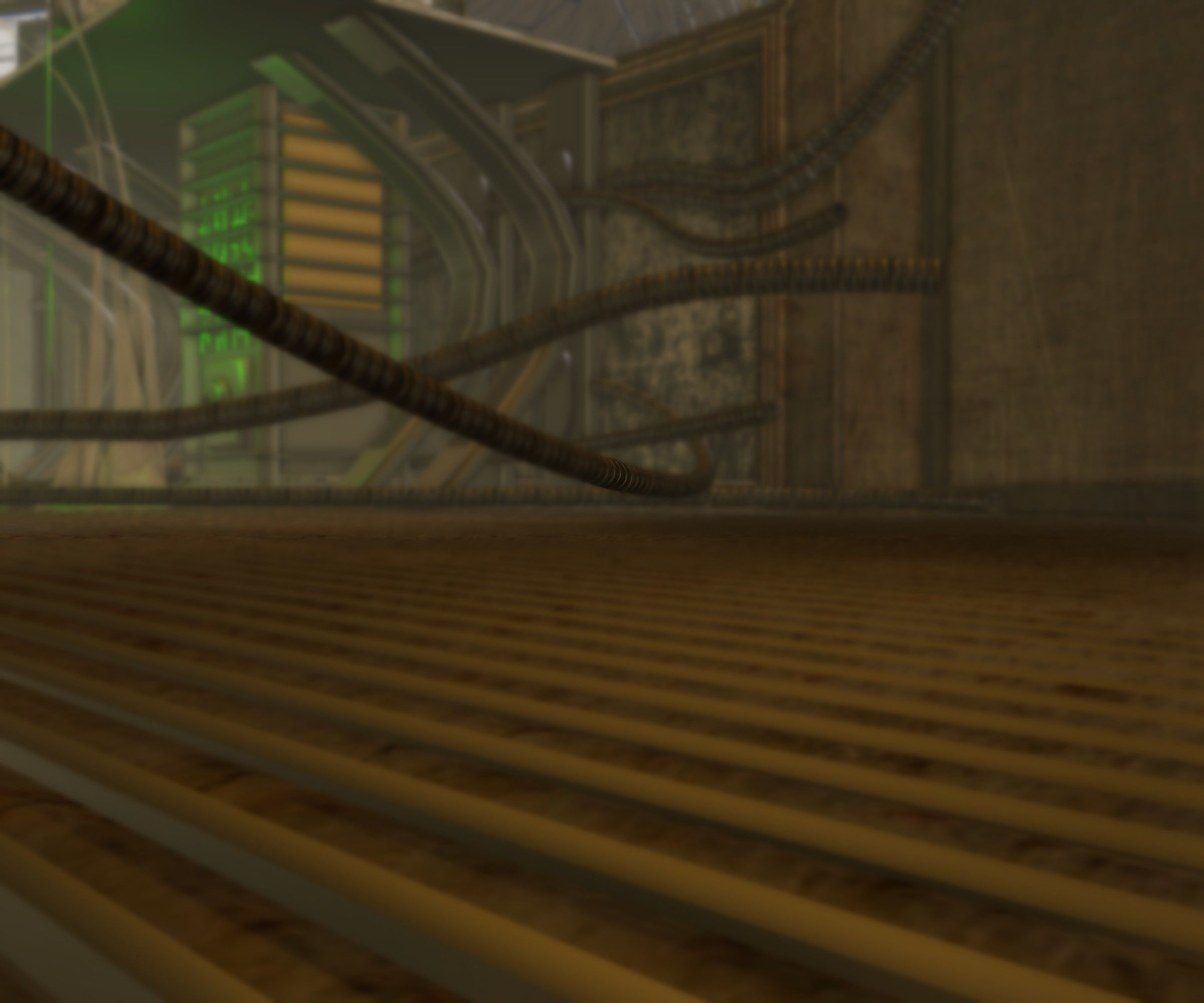 24h-burnoutbot man at desk in futuristic office Free 3D model_91