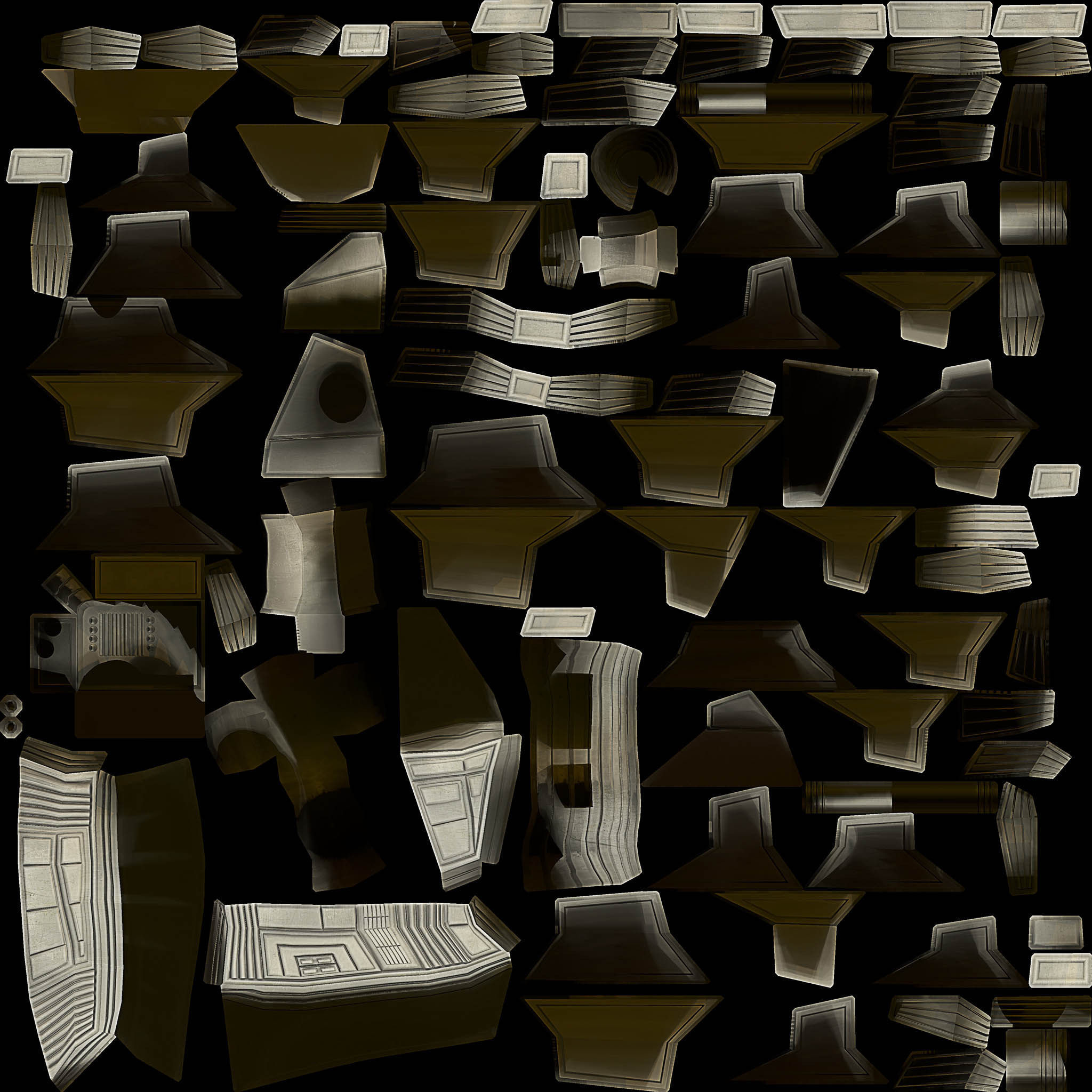 24h-burnoutbot man at desk in futuristic office Free 3D model_89