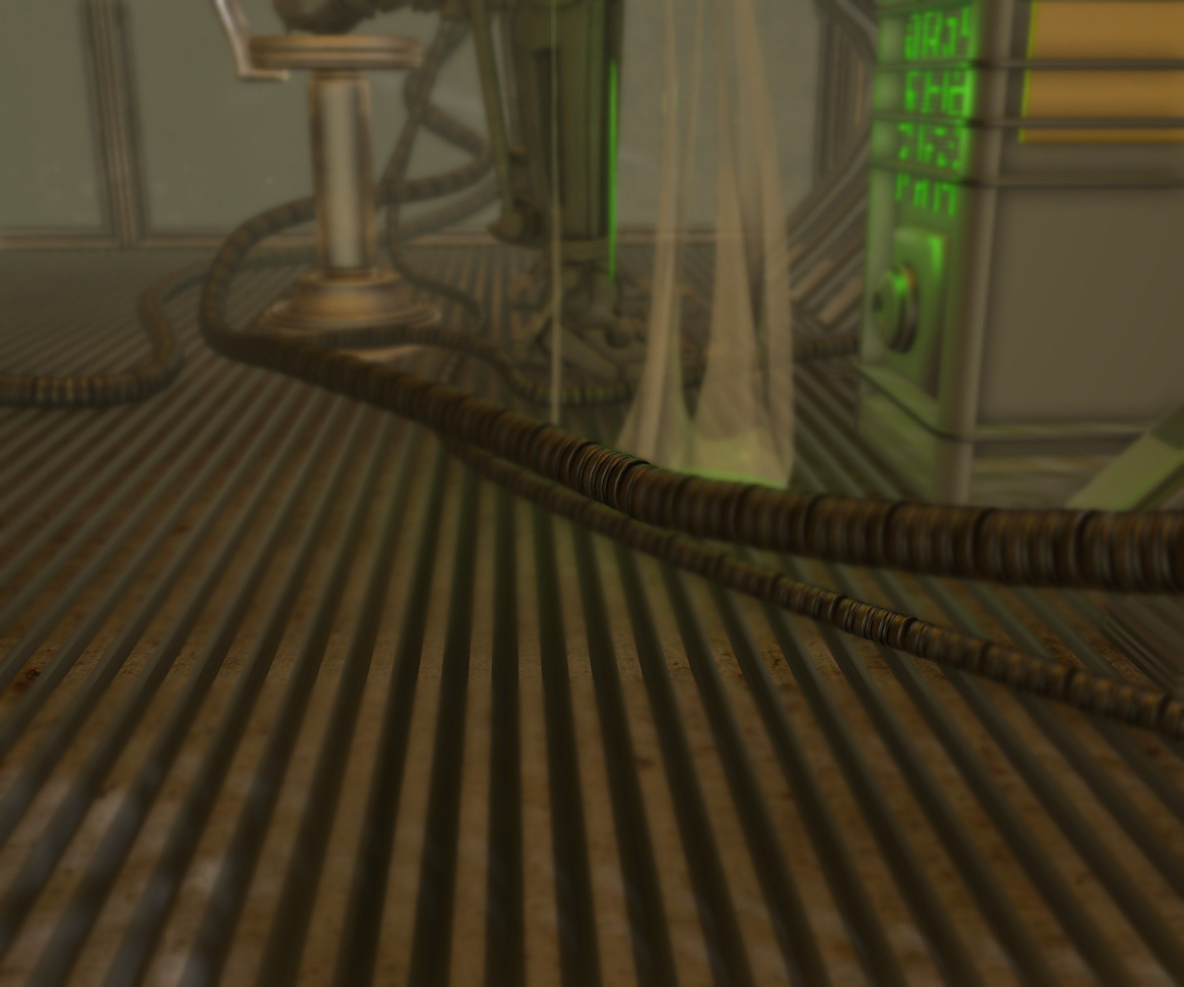 24h-burnoutbot man at desk in futuristic office Free 3D model_57