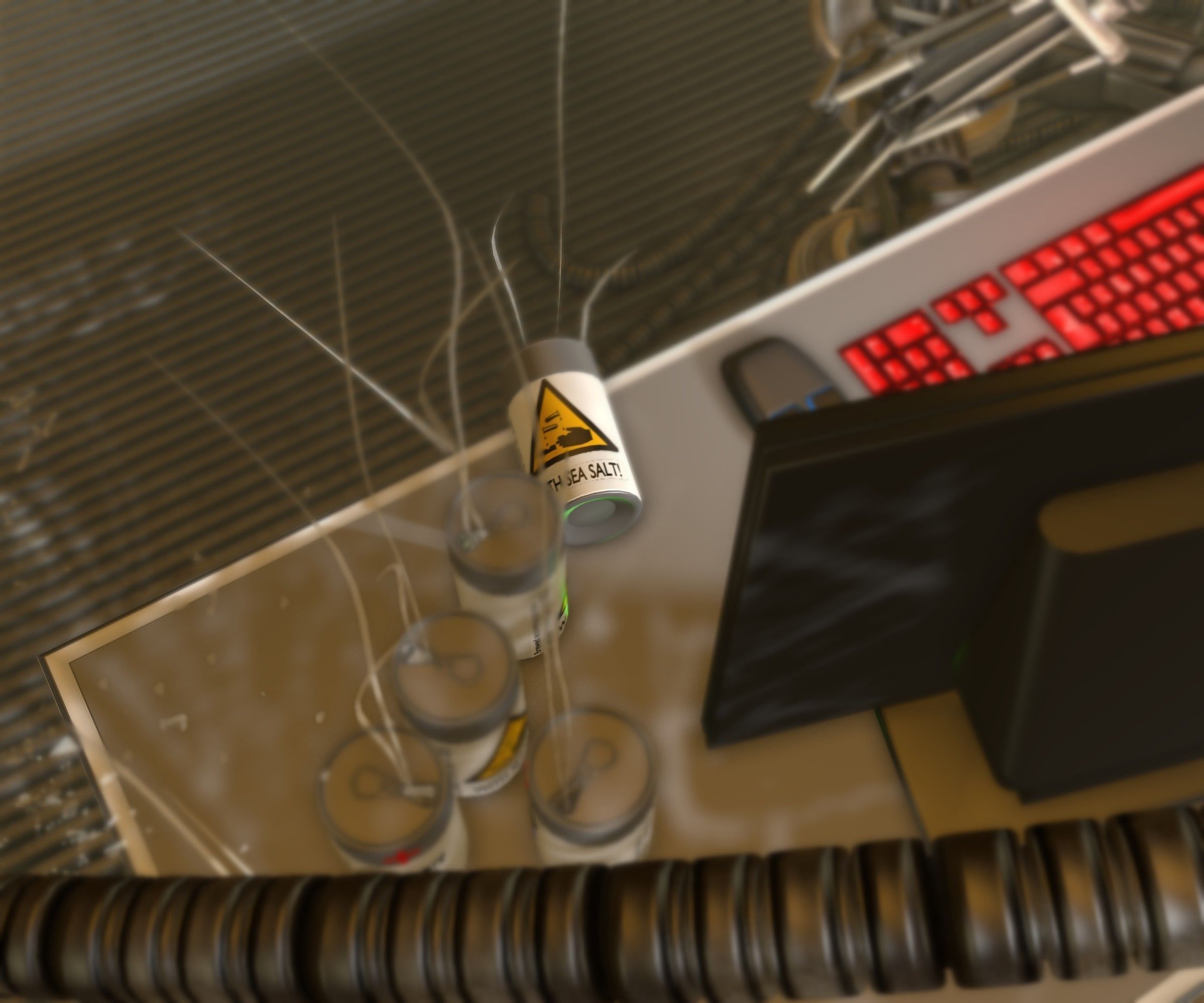 24h-burnoutbot man at desk in futuristic office Free 3D model_98