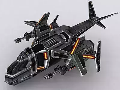 3DRT - Sci-Fi Airspace - Heli Scout 04 