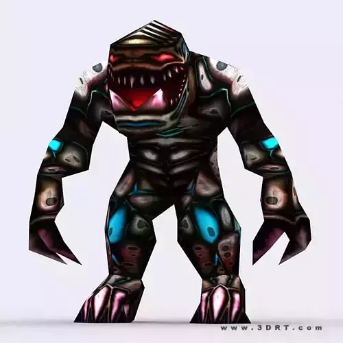 3DRT - Warbeast Monster - Gloon Low-poly 3D model