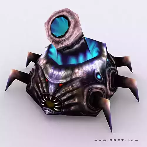 3DRT - Warbeast Monster - Turrchid Low-poly 3D model