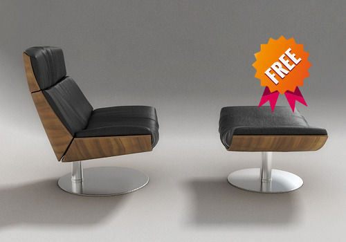 Kara Armchair Desiree Free 3D model_1