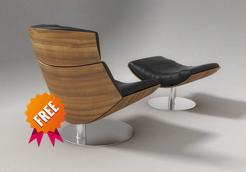 Kara Armchair Desiree Free 3D model_2