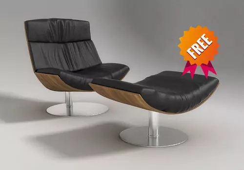 Kara Armchair Desiree Free 3D model_0
